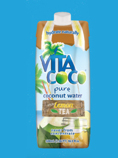 Coconuts with tea