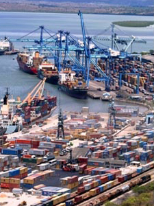 Ports shipped less crop, yet at higher value